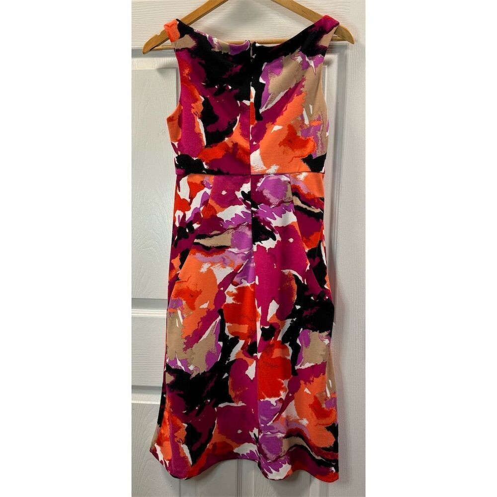 Trina Turk Women's Size 2 Sleeveless Abstract Floral Knee Length Dress NWT - Picture 3 of 5